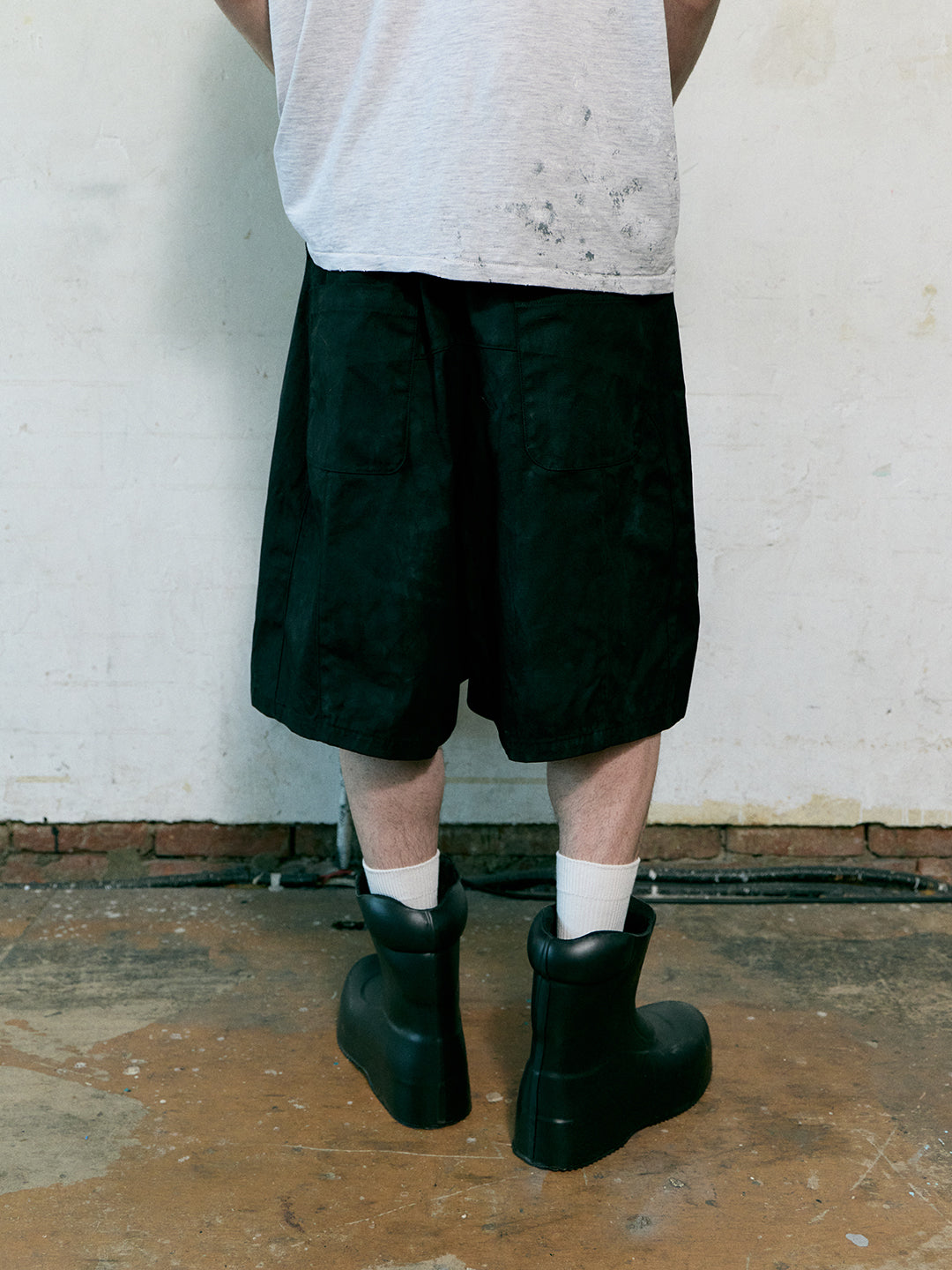 Waxed Tire Pants