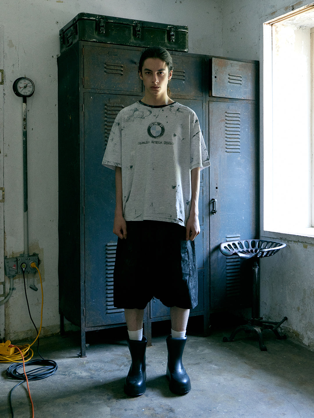 Waxed Tire Pants