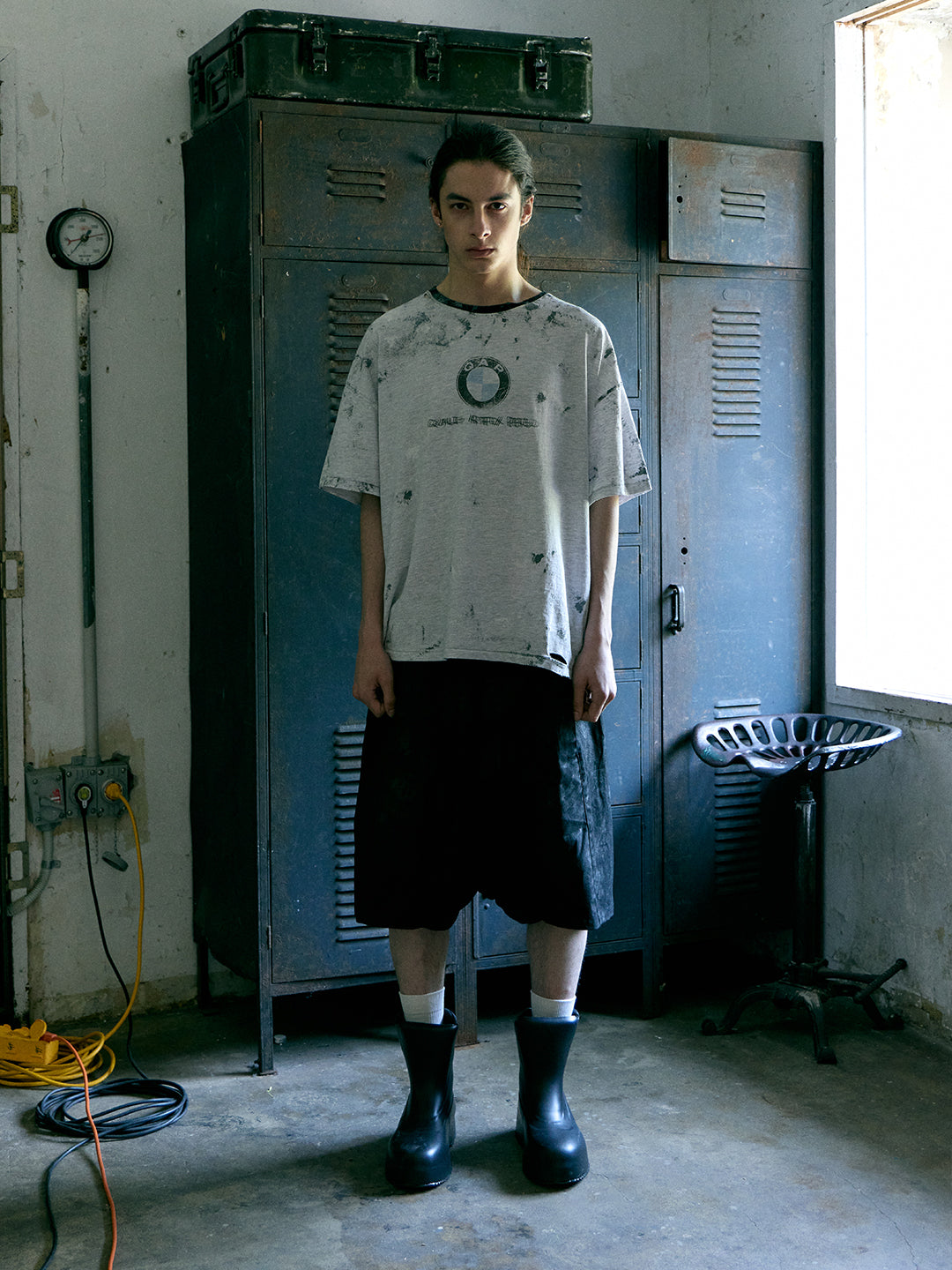 Waxed Tire Pants