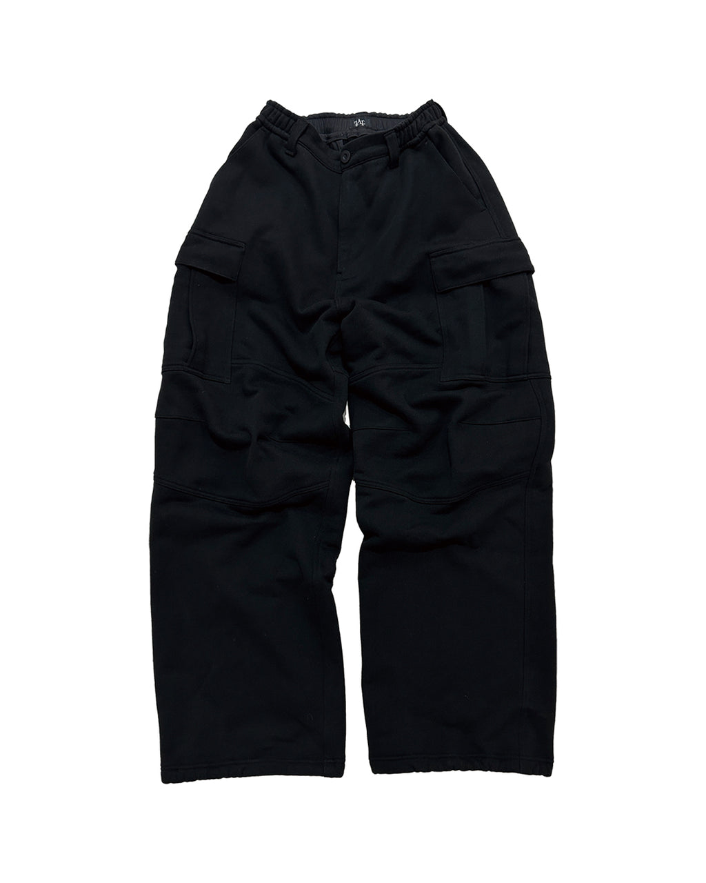 Heavy Cotton Sweat Cargo - Black