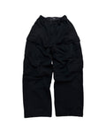 Heavy Cotton Sweat Cargo - Black
