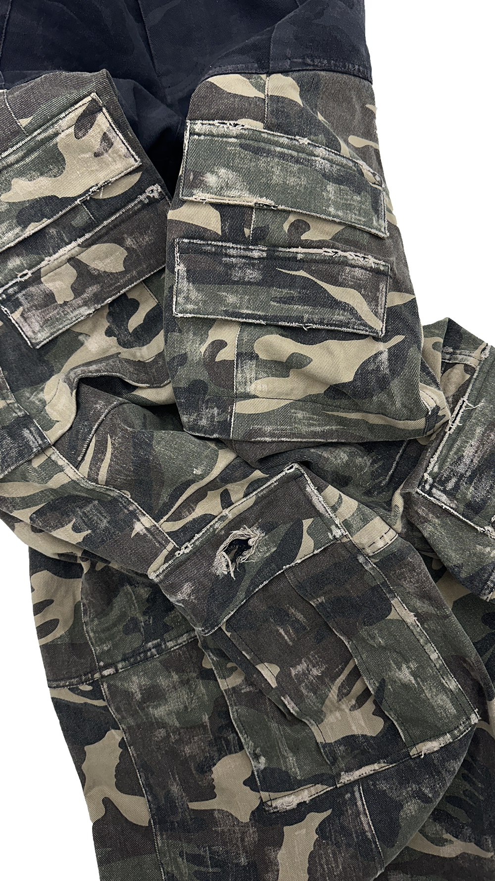 Two-Tiered Cargo Pants - Double(D)