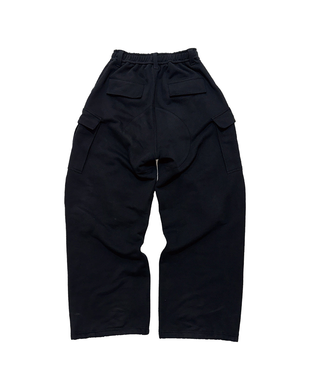 Heavy Cotton Sweat Cargo - Black