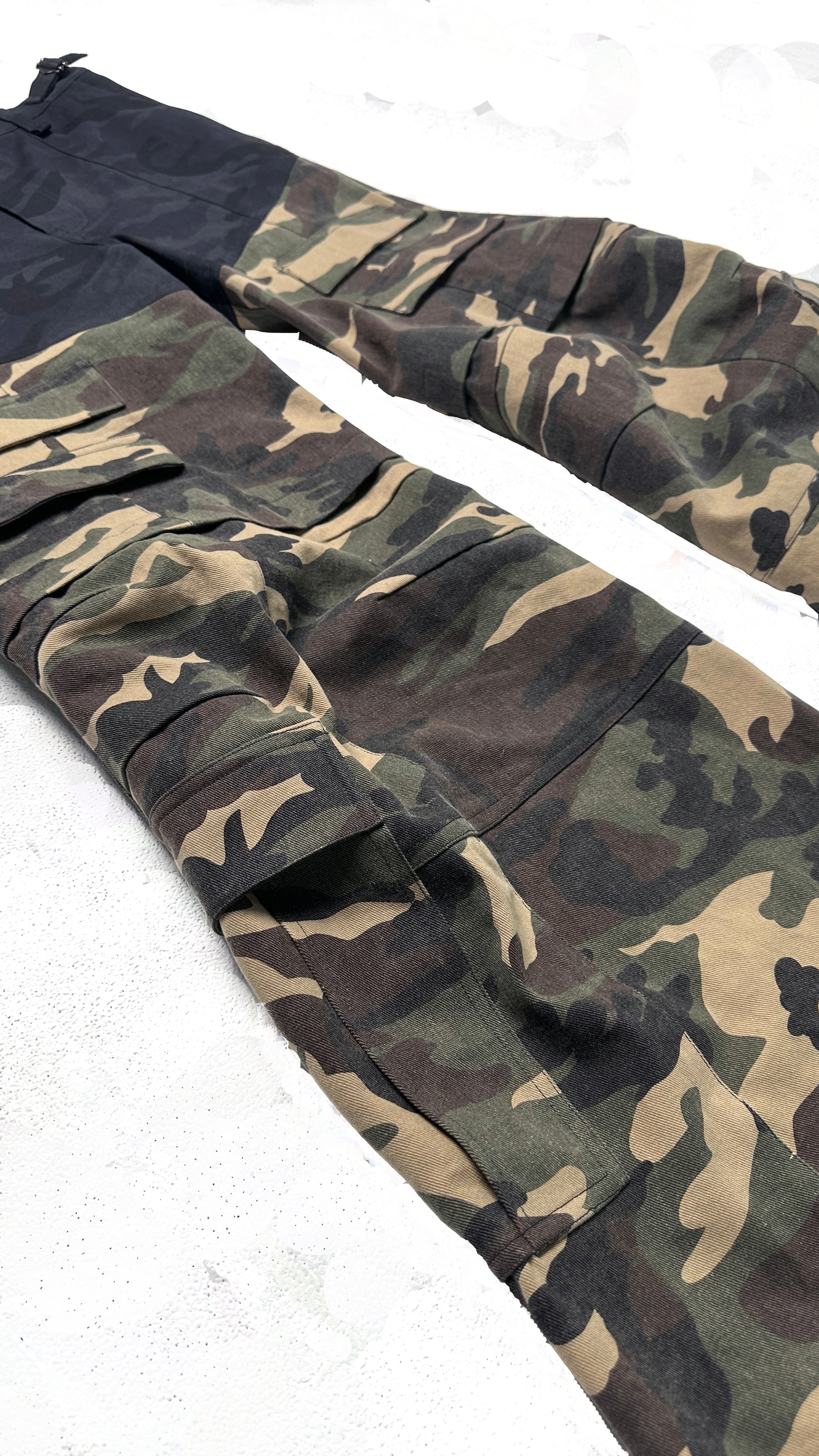 Two-Tiered Cargo Pants - Double