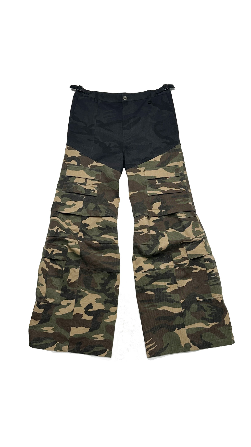Two-Tiered Cargo Pants - Double